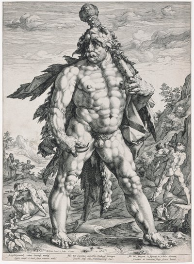 The Great Hercules by Hendrik Goltzius