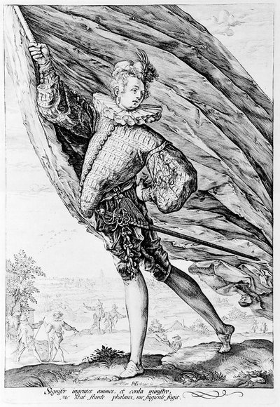 The Great Standard-Bearer by Hendrik Goltzius