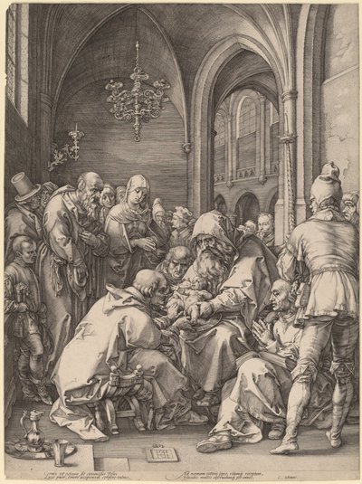 The Circumcision by Hendrik Goltzius in the style of Albrecht Dürer
