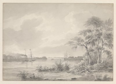 Fort Zeelandia Seen While Sailing Up the Suriname River by Hendrik Huygens