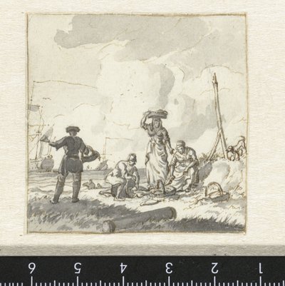 Sorting Fish on the Beach by Hendrik Kobell