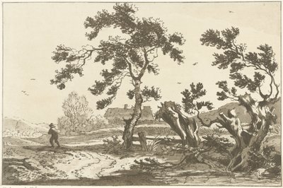 Trees Along a Road by Hendrik Meijer