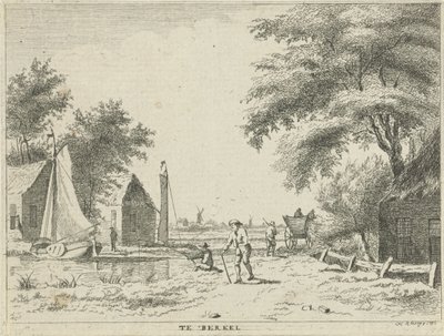 View of a River (Landscapes in the Schieland Region) by Hendrik Roosing