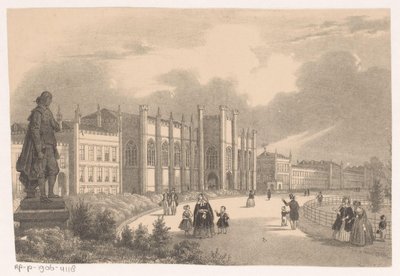 View of Willemshof in Willemspark around 1849 by Hendrik Wilhelmus Last