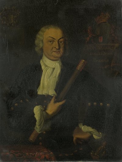 Hendrik Swaardecroon (1667-1728), Governor-General (1718-25) by Hendrik van den Bosch (copy after)