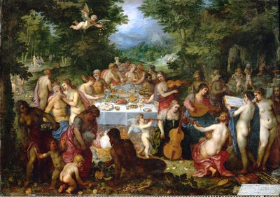 A Feast for Gods by Hendrik van the Elder Balen