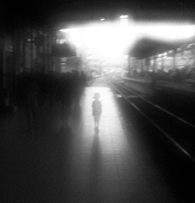 Child in Station Light by Hengki Lee