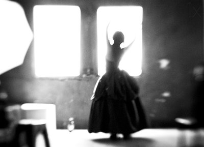 Elegant Dancer Silhouette by Hengki Lee