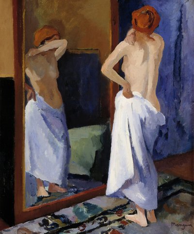 Nude in the Mirror by Henri Charles Manguin