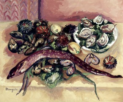 Still Life with Eel by Henri Charles Manguin