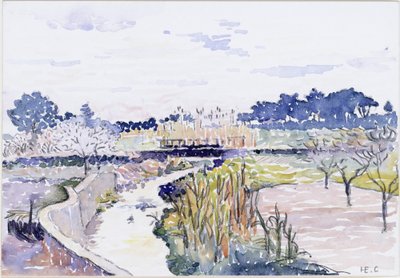 Garden Landscape by Henri-Edmond Cross