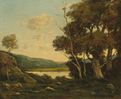 Landscape by Henri-Joseph Harpignies