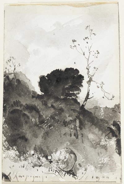 Landscape by Henri-Joseph Harpignies