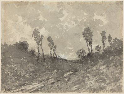 Road at Hérisson by Henri-Joseph Harpignies
