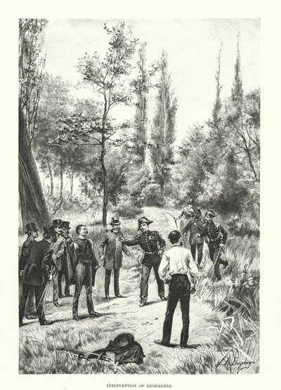 Intervention of Gendarmes by Henri-Louis Dupray