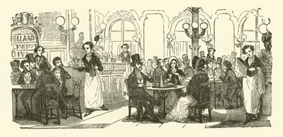 The Coffee-House Waiter by Henri Bonaventure (after) Monnier