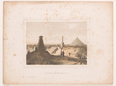 Plain of Waterloo (title on object: Plaine de Waterloo) by Henri Borremans (attributed to)