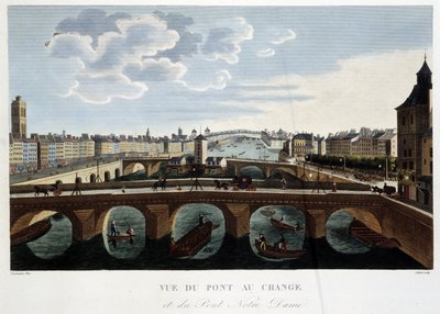 View of the Pont au Change - in 