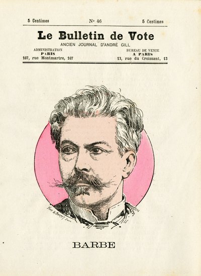 Ballot 2nd series, Satirical in Colors: Beard - Illustration by Henri Demare by Henri Demare