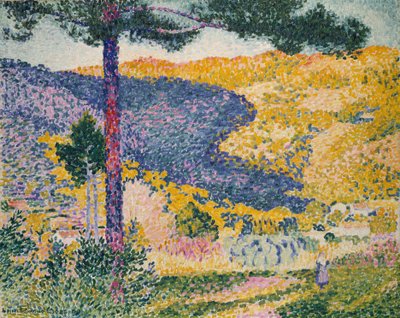 Valley with Fir Shade on the Mountain by Henri Edmond Cross