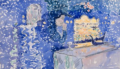 Venice: Night of the Festival of the Redeemer, 1903 by Henri Edmond Cross