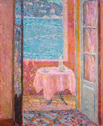 The Table of the Sea, Villefranche-sur-Mer by Henri Eugene Augustin Le Sidaner