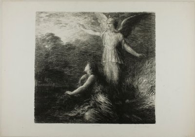 Paradise and the Peri (Opening), first plate by Henri Fantin-Latour