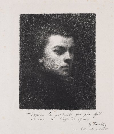 The Artist at 17 Years by Henri Fantin-Latour