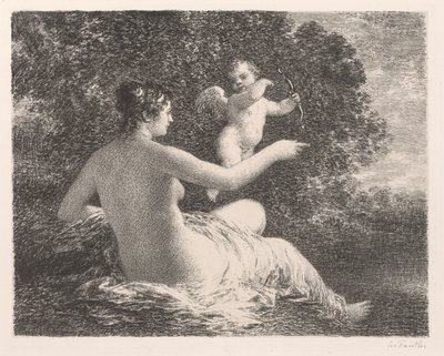 Venus and Cupid by Henri Fantin-Latour