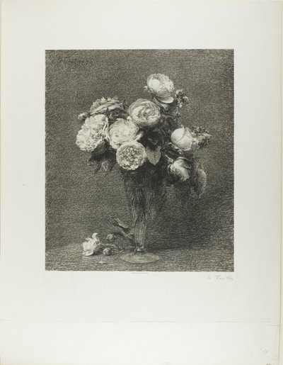 Bouquet of Roses by Henri Fantin Latour