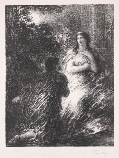 Duo of the Trojans by Ignace Henri Jean Fantin Latour