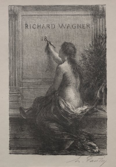 Immortality by Ignace Henri Jean Fantin Latour