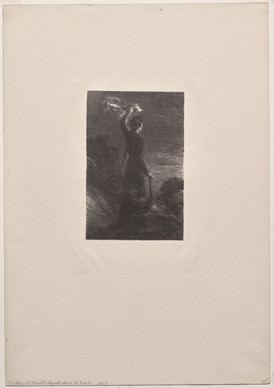 Tristan and Isolde, Act II: Signal in the Night by Ignace Henri Jean Fantin Latour