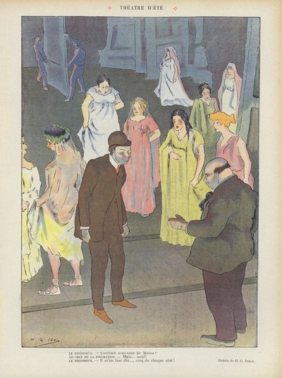Illustration for Le Rire by Henri Gabriel Ibels