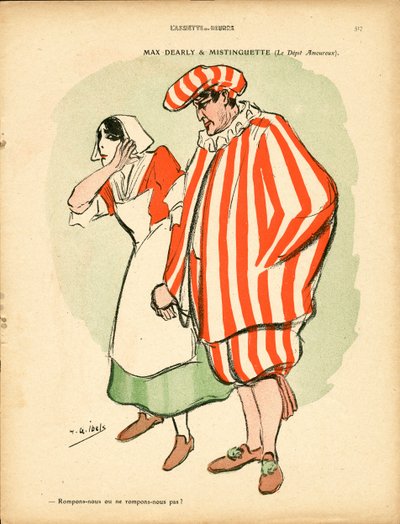 The Butter Plate, number 501, Satirical in Colours by Henri Gabriel Ibels