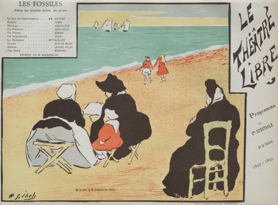 Les Fossiles (Program from Théâtre Libre) by Henri Gabriel Ibels