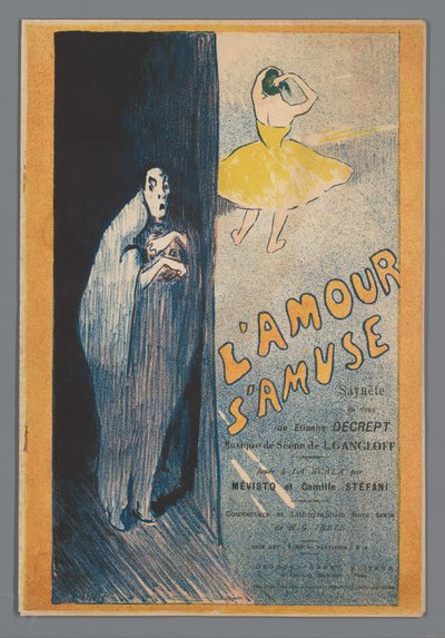 Man and Ballerina (Love Dance Between a Man and a Ballerina) by Henri Gabriel Ibels
