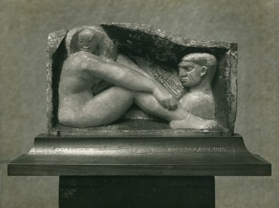 Odalisque (Man and Woman) by Henri Gaudier Brzeska