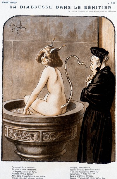 The Devil in the Benitier by Henri Gerbault