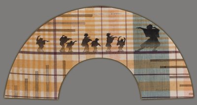 Shadow Theater Fan by Henri Guérard