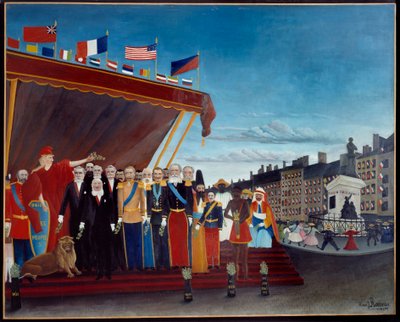 Representative of Foreign Powers Saluting the Republic as a Sign of Peace by Henri J.F. Rousseau