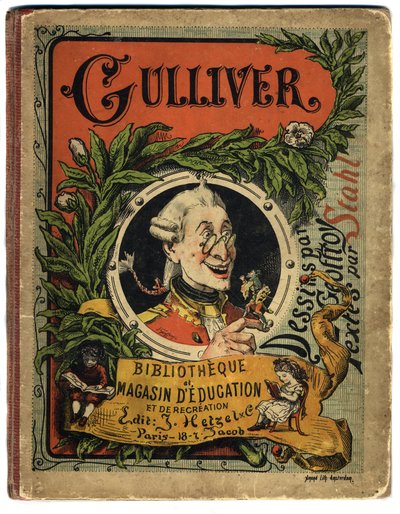 Portrait of Lemuel Gulliver. Cover for “Gulliver