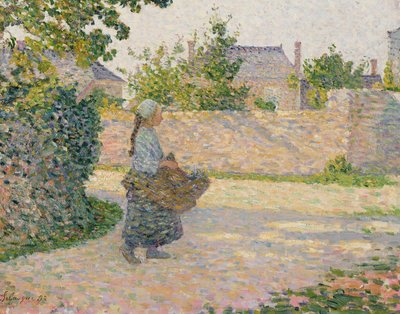 Peasant Girl Returning to the Village, 1893 by Henri Lebasque