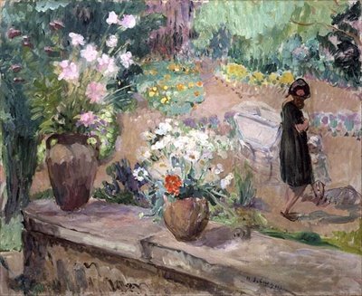 Woman in the Garden by Henri Lebasque