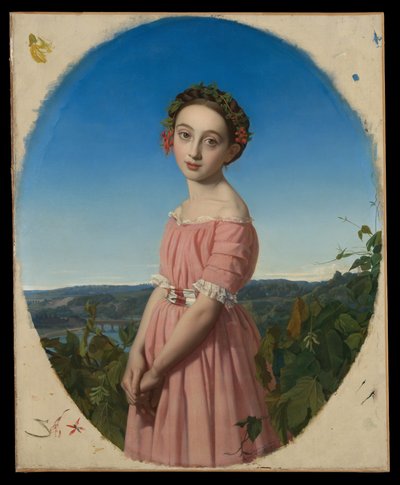 Faustine Léo (1832-1865) by Henri Lehmann