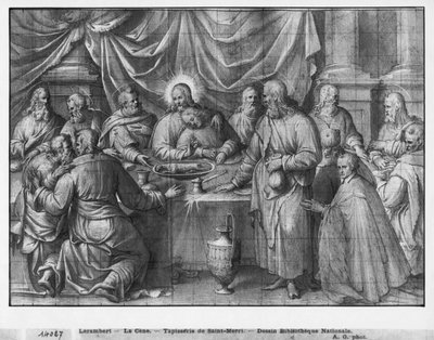 Life of Christ, the Last Supper by Henri Lerambert