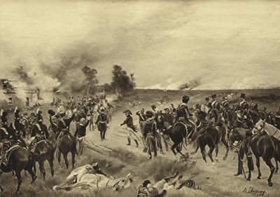 Battle of Waterloo, 1815 by Henri Louis Dupray