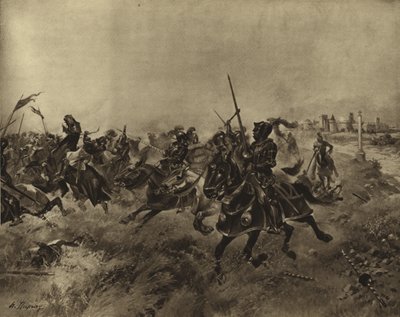 Battle of the Spurs by Henri Louis Dupray