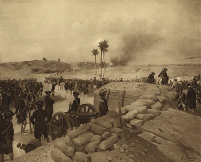 The Siege of Pondicherry, 1761 by Henri Louis Dupray