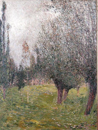 Landscape with trees by Henri Martin